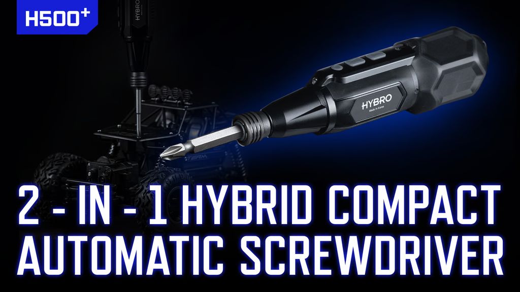 Kickstarter - 2-in-1 Compact Hybrid Power Screwdriver H500+