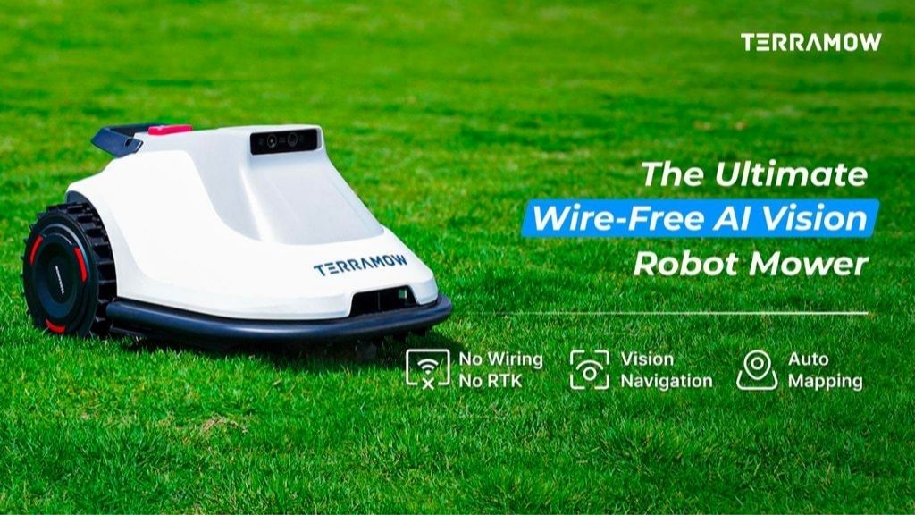 Kickstarter - TerraMow Ultimate Wire-Free AI Vision Robot Mower