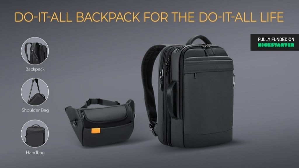 Kickstarter - Cinomadist The Pinnacle Of Urban Work And Travel Backpack